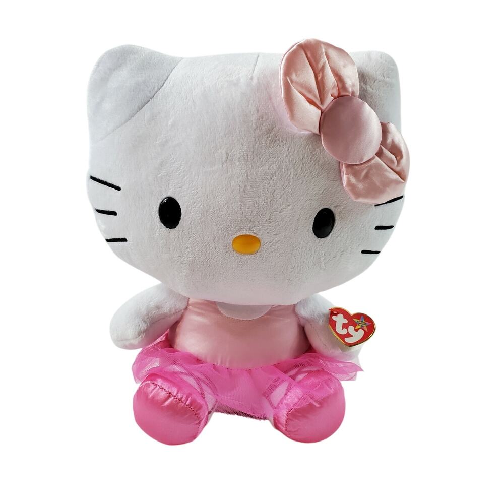 TY Beanie Buddies Collection 2016 Sanrio Hello Kitty Ballerina 11 Inch Hang Tag